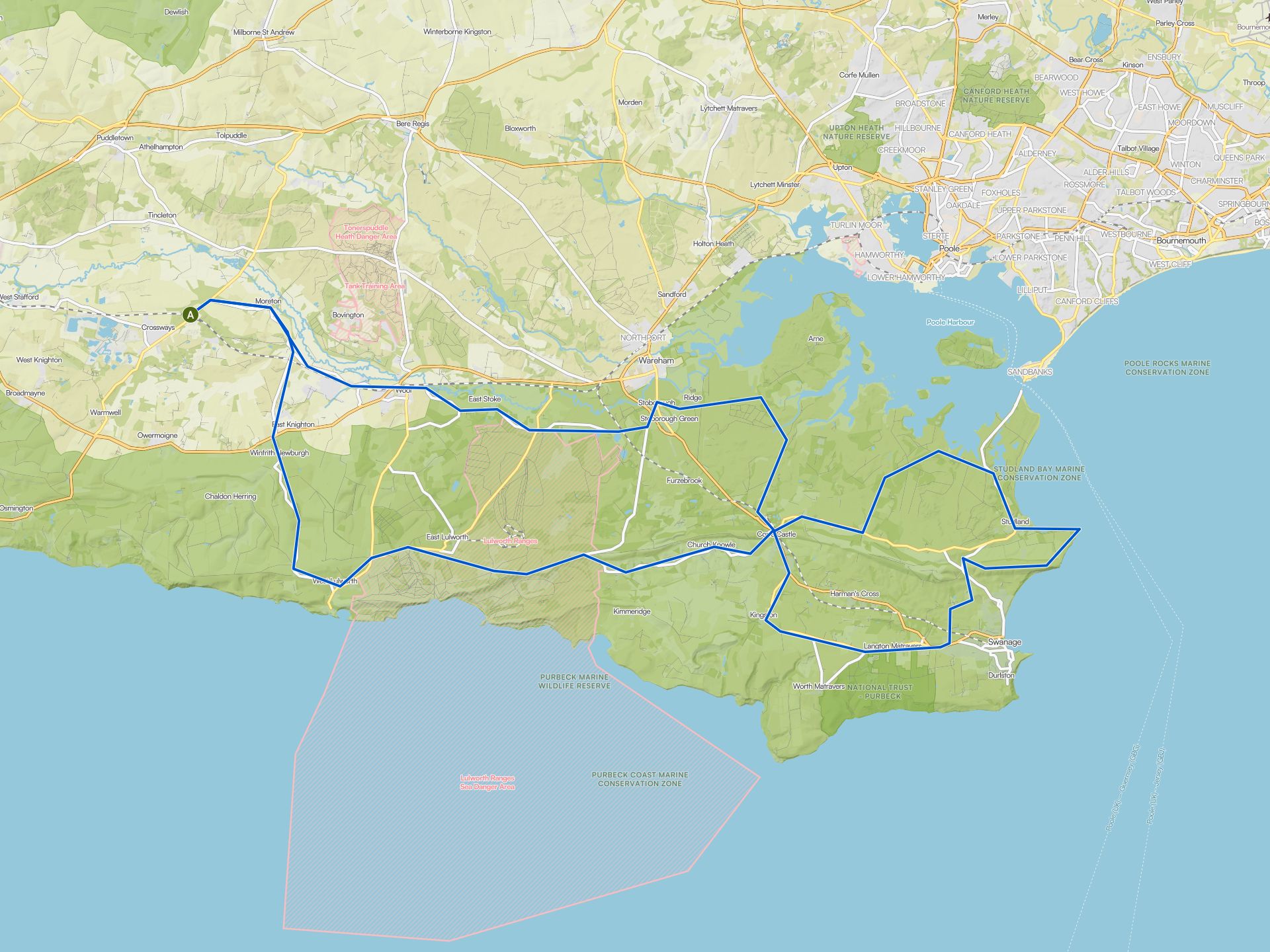 The best cycling routes in Dorset | Komoot